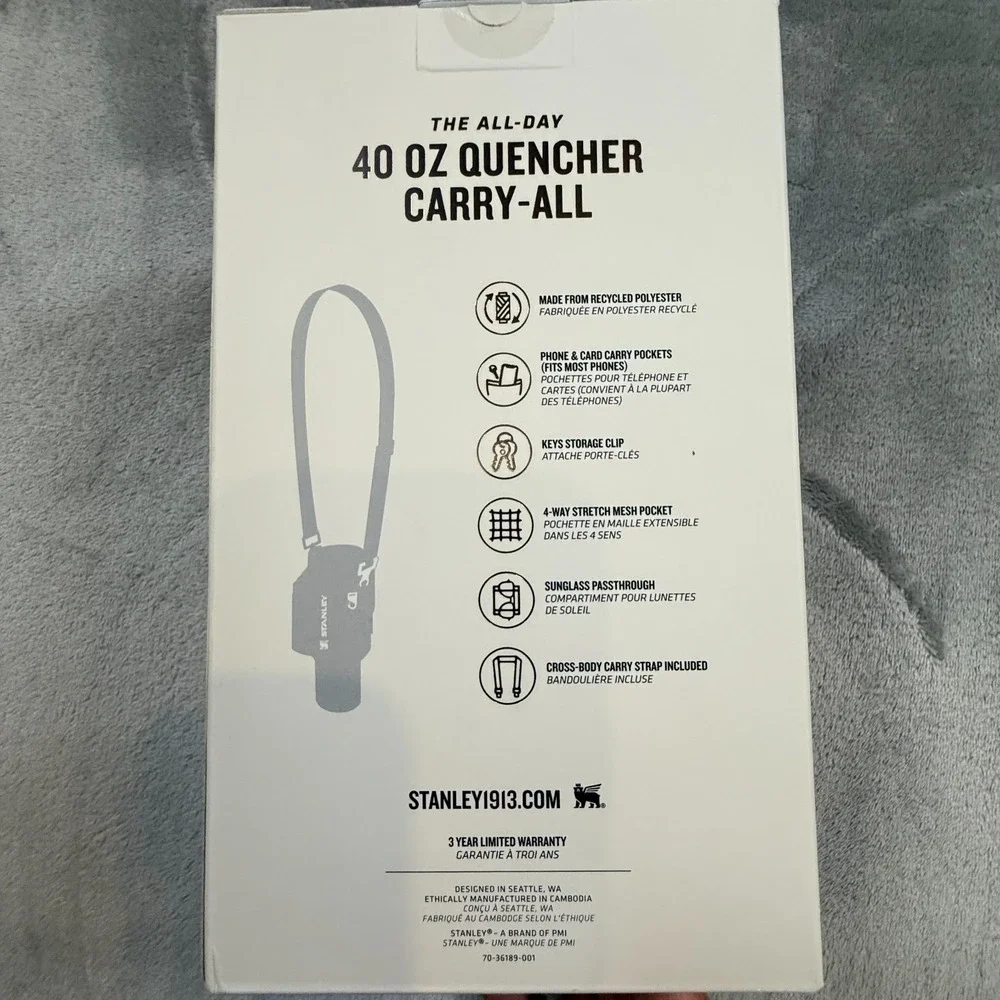 BRAND NEW STANLEY The All Day 40oz Quencher Carry All Fuchsia